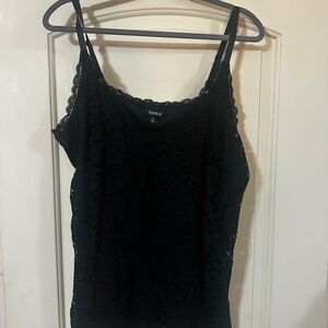 Torrid Black Lace Camisole Top